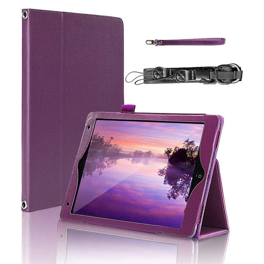 iPad Case 9.7 inch, Flip Slim Pencil Holder Bifold Stand