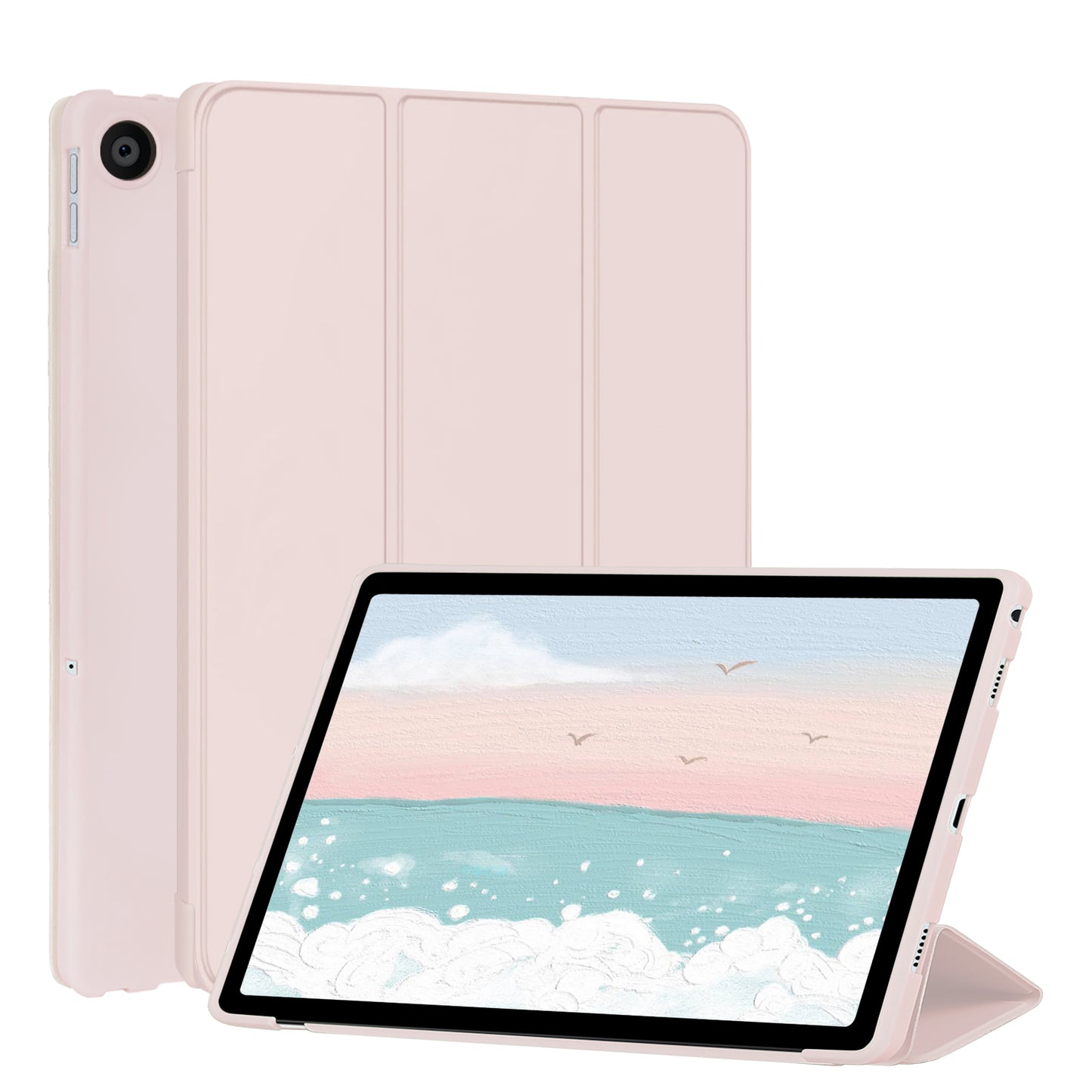 FANSONG Case for Lenovo Tab M10 Plus (3rd Gen) 2022, Tablet Cover for Lenovo M10 Plus 10.6 inch TB-125F TB-128F TPU With Auto Wake/Sleep Magnetic Closure Smart Cover Flip Stand Lightweight