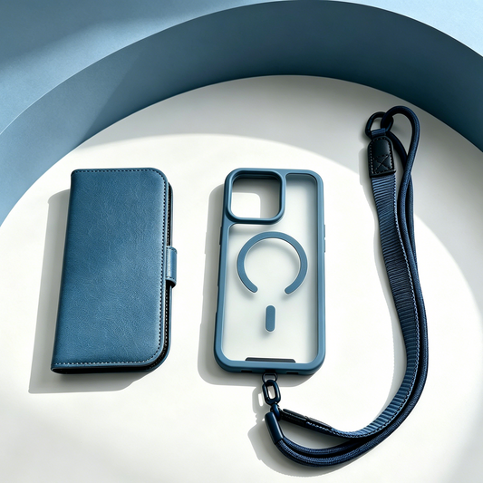 Wallet‑style Flip Case+phone case +matching lanyard