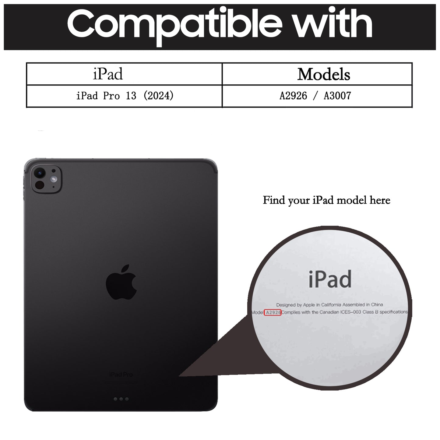 Fansong Case for iPad Pro 13 inch 2024, Cover for iPad Pro 13 (M4) Shockproof with Screen Protector Pencil Holder 360° Stand Handle Shoulder Strap Heavy for iPad Pro 13 2024 A2926 A3007