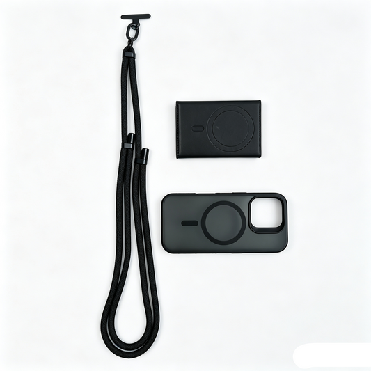MagSafe Card Holder +iPhone case +Matching lanyard-Fansong