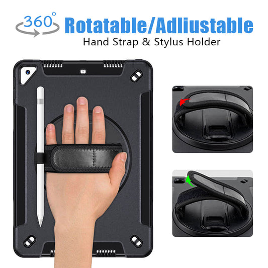 Shockproof Rugged Tablet Case For Samsung Tablet Tab S7+S7 FE S8 plus Galaxy Tab Cover Case With Pen Slot