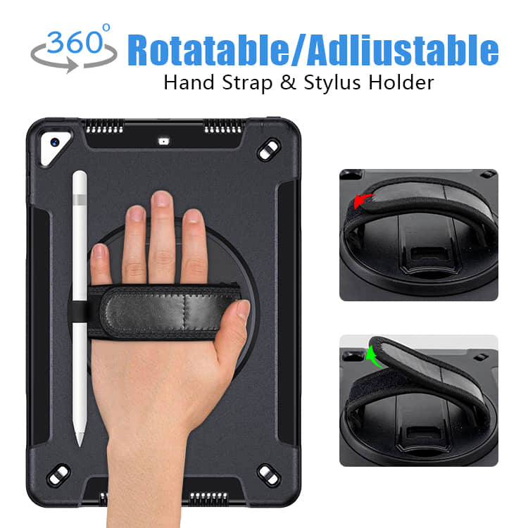 Shockproof Rugged Tablet Case For Samsung Tablet Tab S7+S7 FE S8 plus Galaxy Tab Cover Case With Pen Slot