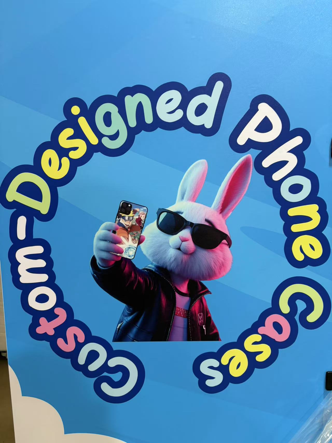 Vender machine for printing phone case