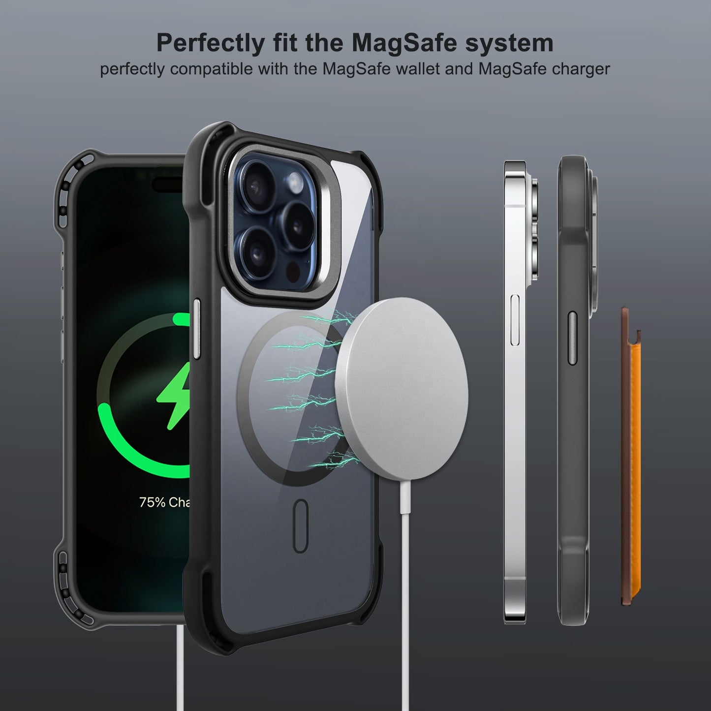 Premium iPhone 16 Phone Case Manufacture Shockproof Camera Kickstand Magnetic Metal Case For iPhone 16 Series Mobile Case