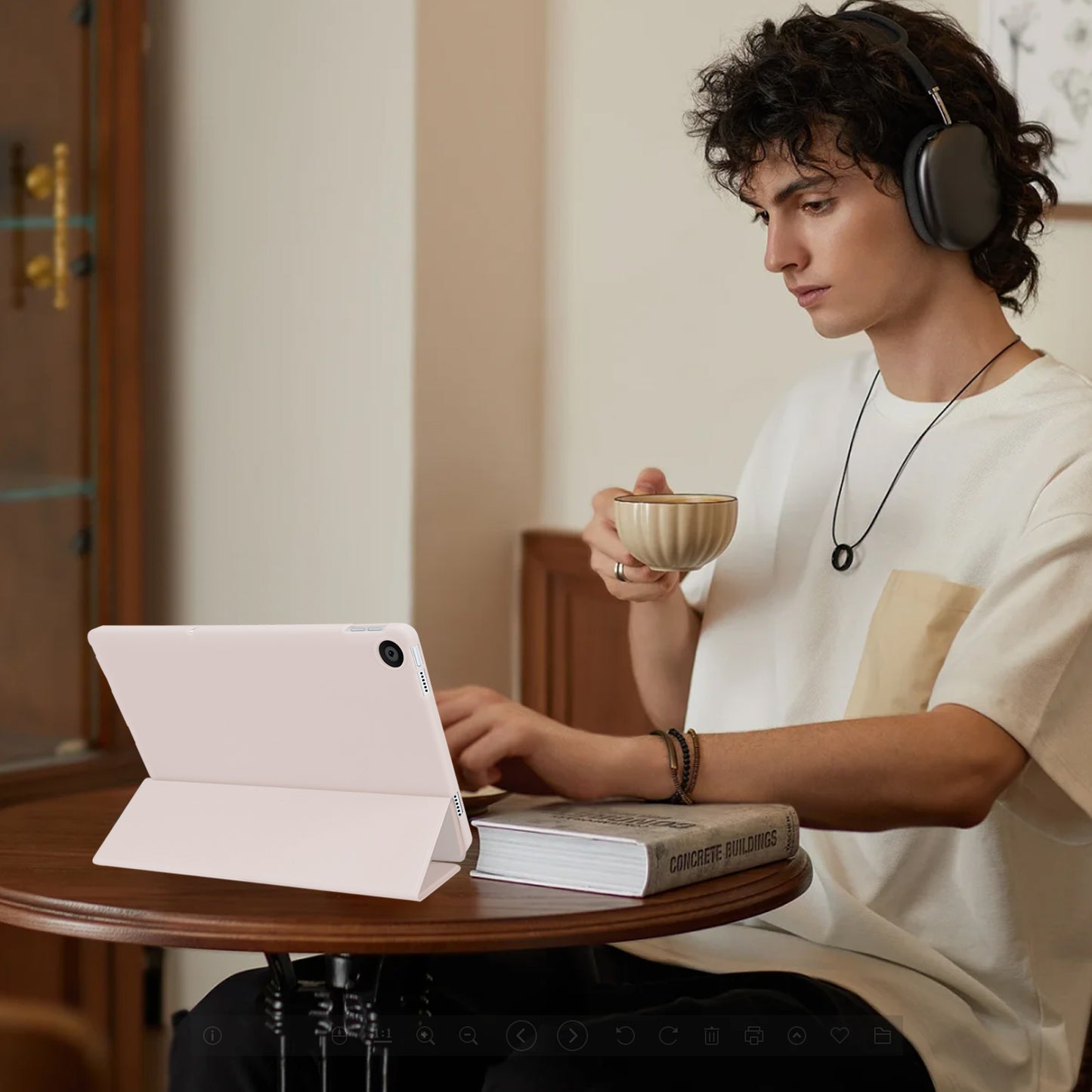 FANSONG Case for Lenovo Tab M10 Plus (3rd Gen) 2022, Tablet Cover for Lenovo M10 Plus 10.6 inch TB-125F TB-128F TPU With Auto Wake/Sleep Magnetic Closure Smart Cover Flip Stand Lightweight