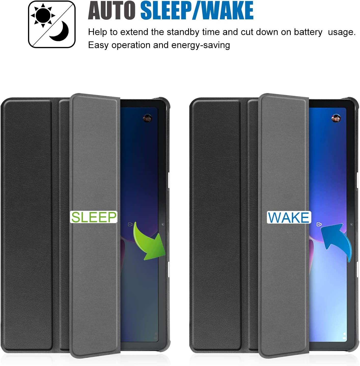 Stand Hard Shell for Lenovo Tab M10 Case 10.1 Inch 2022 3rd Gen Smart Protective Case for Lenovo Tab M10 10.1'' TB328FU