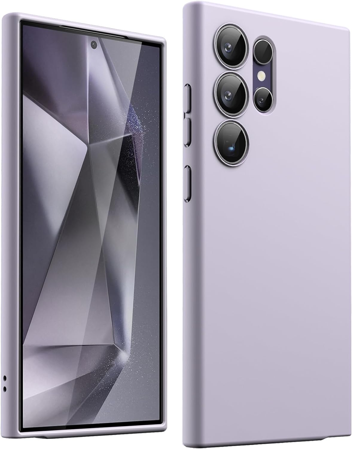 Fansong Phone Case GRS for Samsung Galaxy S24+ Samsung Galaxy S24 Samsung Galaxy S24 Ultra Samsung Galaxy A55, Phone Case GRS and TPU For Samsung Slim Shockproof Drop Protection Anti-Fingerprint Transparent