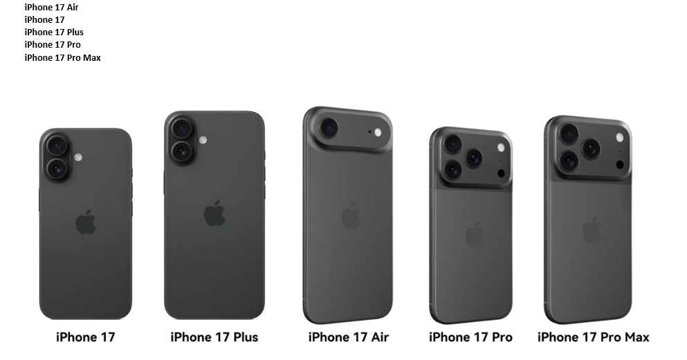 iPhone 17 、iPhone 17 Air、iPhone 17 Pro 、 iPhone 17 Pro Max . Phone cases for the iPhone 17 series.