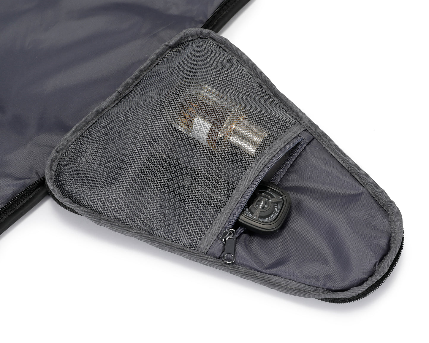 Unique 2-in-1 garment weekender bag with large capacity, trolley sleeve, hidden pockets, waterproof material.