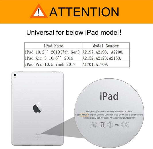 iPad 10.2 2019 Case, Shockproof Heavy Duty Protective Rugged Case with Strap for iPad 7th Generation 2019 10.2 inch (Glitter Rose Gold)