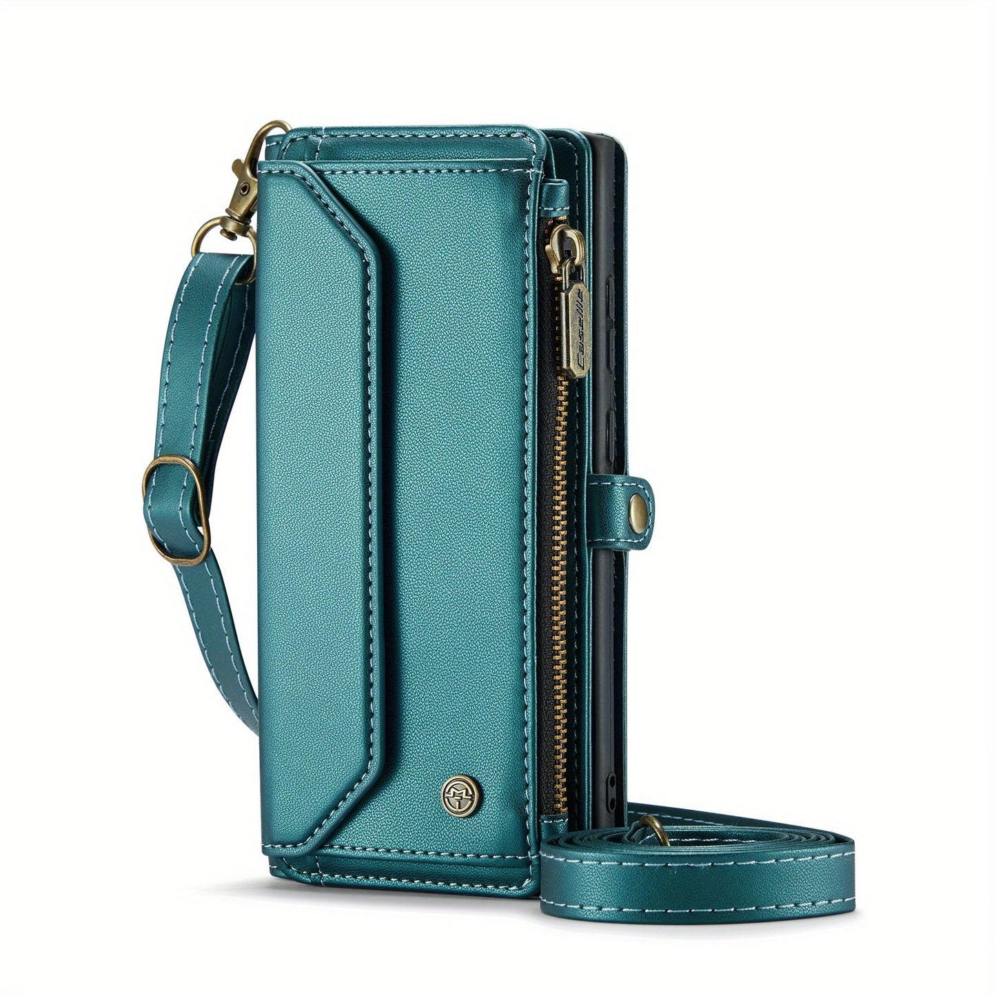 Crossbody Wallet Style Phone Case For Samsung Galaxy S23 S22 S21 Ultra S10 Plus A12 A13 A14 A22 A23 A24 A30S A50S A32 A33 A34 A51 A52 A53 A54 A71 A72 Case Wallet RFID Protection With 10-Card Holder Zipper Bills Slot, PU Leather Flip Shoulder Strap