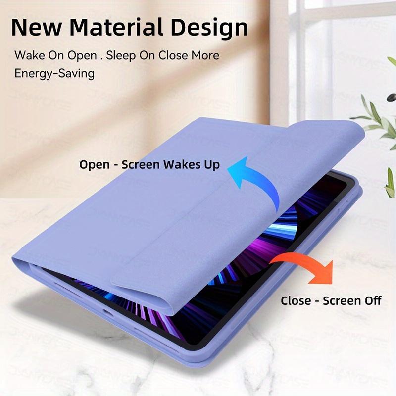 For IPad Air 5 4 10th 10.9 9th 8th 7th 10.2 Pro 2022 2021 2020 11 6th 5th Gen Generation 9.7in Magnetic Case Protector Cover With Pencil Holder
