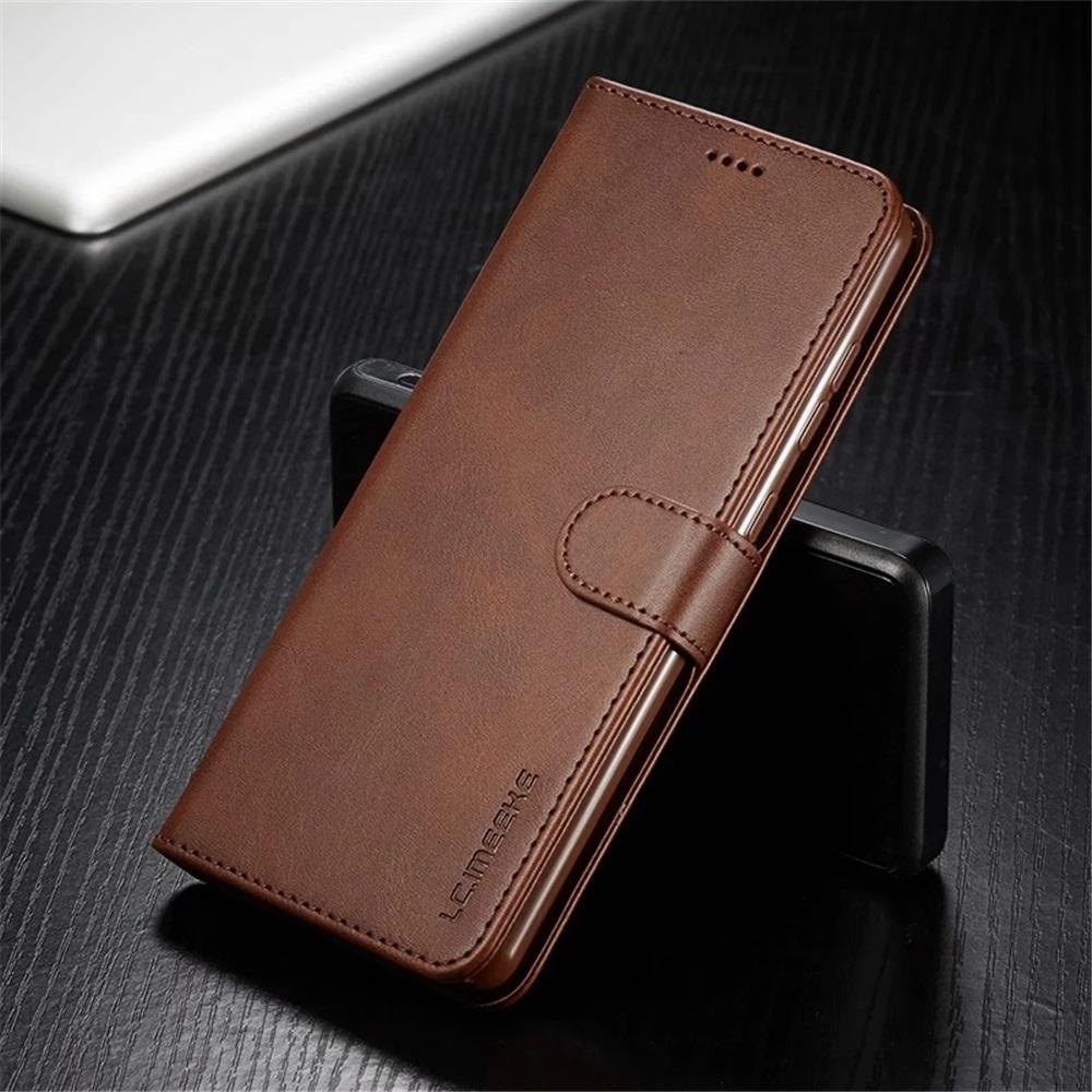 Leather Wallet Case Magnetic Flip Cover For Samsung Galaxy S23 Ultra S22 S21 FE Ultra S20 FE Plus A54 A53 A52 A52s A51