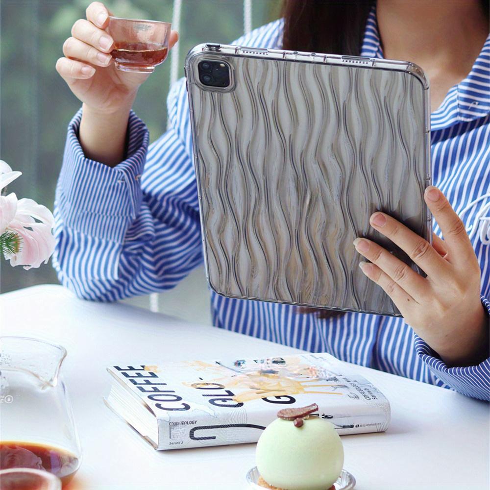 Water Ripple Case For iPad 10.2 2021 8th 7th 9th Generation iPad Air 5 air 4 10.9 IPad 10th Gen 2022 Funda Slim Silicone Case