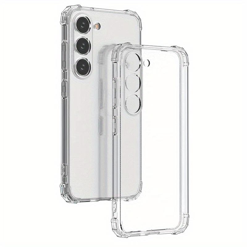 Protect Your Samsung Galaxy with our Transparent Shockproof Phone Case - Perfect Fit for S8/S9/S10/S10 PLUS/S23/S22/S21/S20 FE 5G, Thick Airbag Cover, Tempered with Halo, Fits Stand, Protects Privacy - Great Quality Guaranteed!