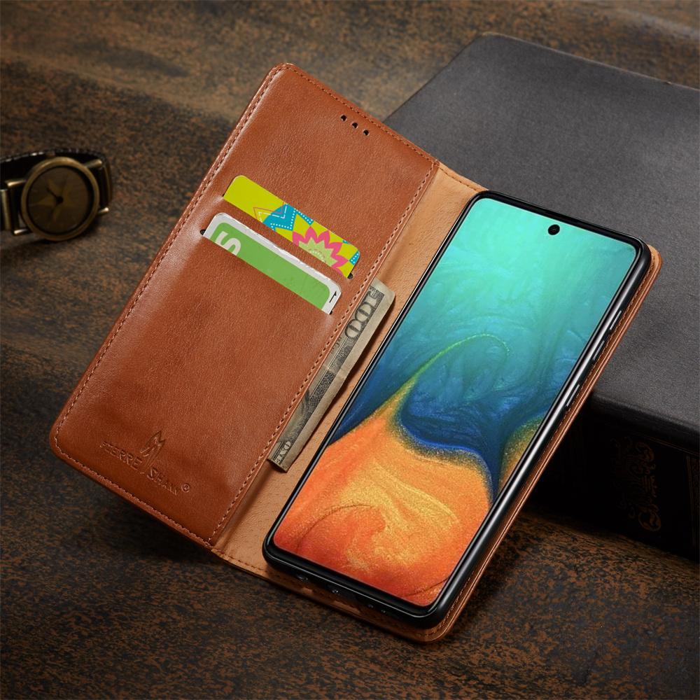 For Samsung Galaxy A34 A24 A23 A22 A73 A54 A72 A53 A52 A33 A32 A14 A13 A12 A20S A42 A41 A31 A52S A71 A51 A50 A70 A40 Case Wallet Faux Leather Card Holders-Shockproof TPU Case-Kickstand-Durable Flip Cover Book Folding Phone Case Women Men