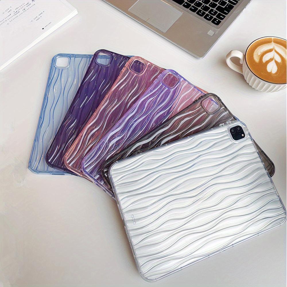Water Ripple Case For iPad 10.2 2021 8th 7th 9th Generation iPad Air 5 air 4 10.9 IPad 10th Gen 2022 Funda Slim Silicone Case