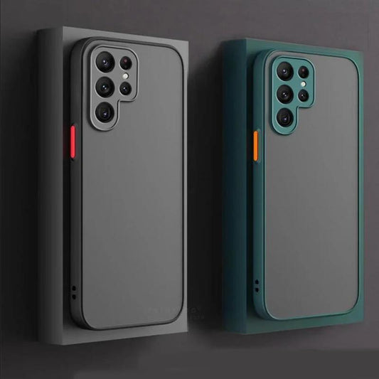 Case for Samsung Galaxy S23, Armor Matte Hard Case for Samsung Galaxy S23 S22 S21 Ultra S20 Plus FE Phone Protective Cover