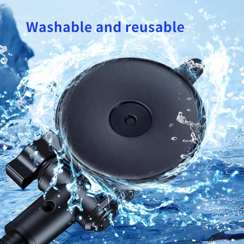 180 Degree Adjustable Car Phone Holder with Strong Suction Cup Base - Securely Mount Your Phone for Safe Driving