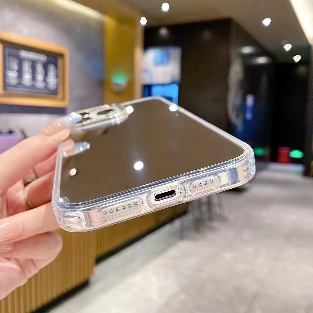 Mirror Back Phone Case For IPhone 15 14 13 12 11 X XR XS 8 7 Mini Plus Pro Max SE, Gift For Easter Day, Christmas Halloween Deco/gift For Girlfriend, Boyfriend, Friend Or Yourself