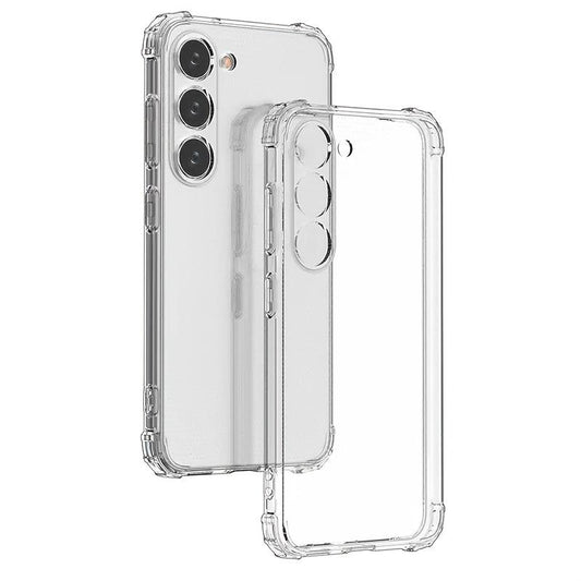 Protect Your Samsung Galaxy with our Transparent Shockproof Phone Case - Perfect Fit for S8/S9/S10/S10 PLUS/S23/S22/S21/S20 FE 5G, Thick Airbag Cover, Tempered with Halo, Fits Stand, Protects Privacy - Great Quality Guaranteed!