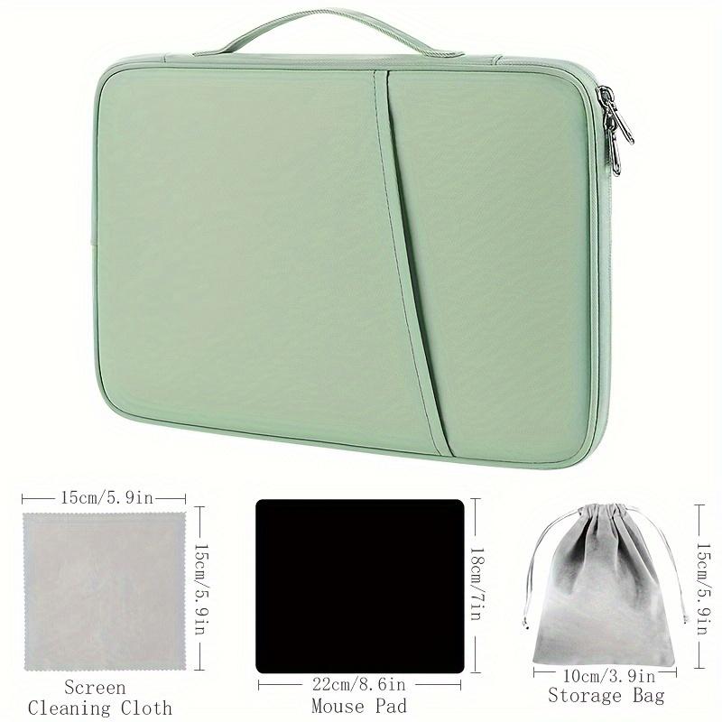 4-Piece Polyester Padfolio Set for iPad 27.43cm 27.94cm 32.77cm 33.02cm with Mouse Storage Bag, Mouse Pad, and Screen Cleaning Cloth