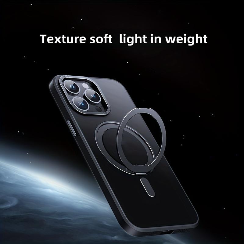 For IPhone15 Mobile Phone Case 360 Rotating Fulcrum Five Metal Stand For 14 Promax Protective Case