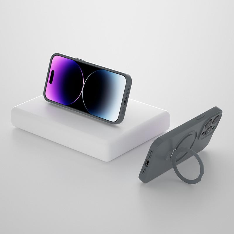 new silicone phone cover 360 full protector shell shockproof ring holder for Iphone 15 pro max mobile phone cases