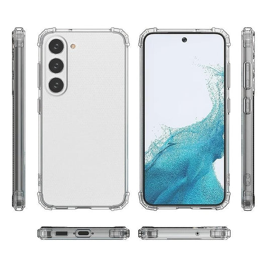 Protect Your Samsung Galaxy with our Transparent Shockproof Phone Case - Perfect Fit for S8/S9/S10/S10 PLUS/S23/S22/S21/S20 FE 5G, Thick Airbag Cover, Tempered with Halo, Fits Stand, Protects Privacy - Great Quality Guaranteed!