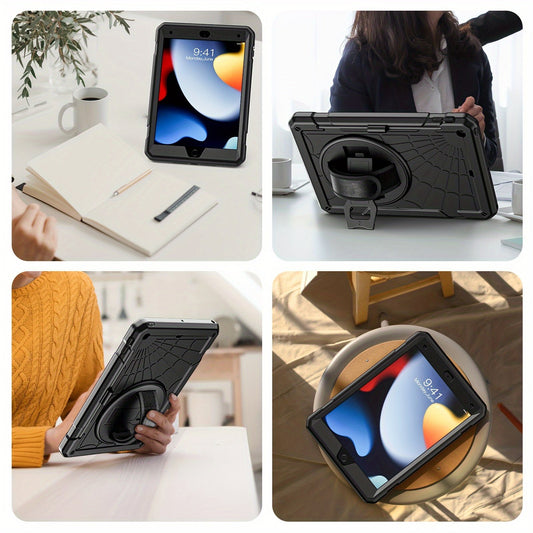 Protective Case For IPad 9th Generation 2021/ IPad 8th Generation 2020/ IPad 7th Generation 2019, Black