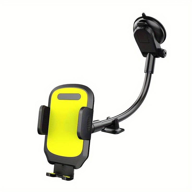180 Degree Adjustable Car Phone Holder with Strong Suction Cup Base - Securely Mount Your Phone for Safe Driving