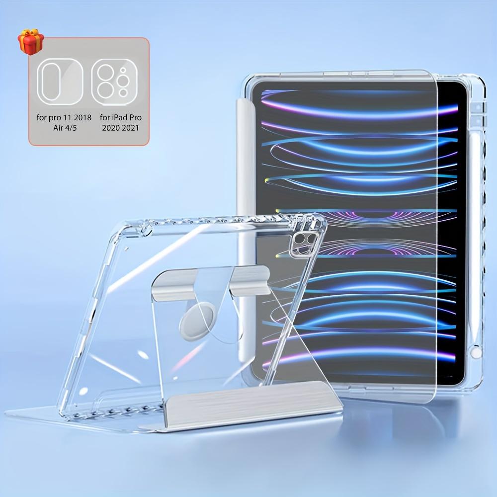 360° Rotation Transparent Tablet Case for iPad Mini 6/Air/Air2/5th/6th 9.7/7th/8th/9th 10.2/Air3/Pro 10.5/10th 10.9/Air4/Air5 10.9/Pro 11 - Protects and Rotates for Easy Viewing