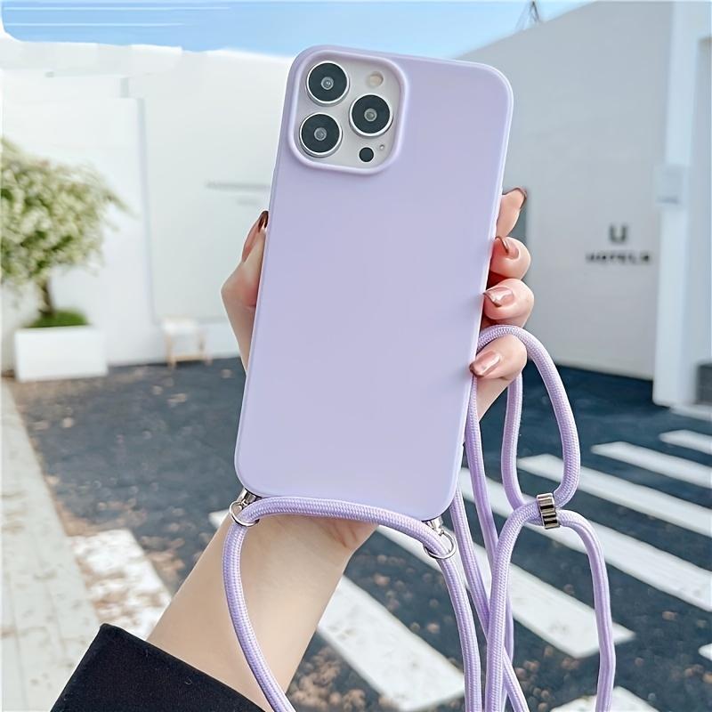 Crossbody Necklace Strap Lanyard Cord Silicone Phone Case For IPhone 14, 13, 12 Pro Max, 11 Pro Max, Plus Cover