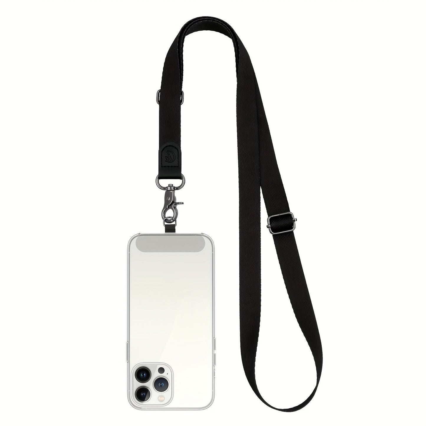 1 Pack Cell Phone Lanyard Adjustable Neck Strap Universal Crossbody Patch Phone Rope for iPhone Case ID Badges and Most Smartphones