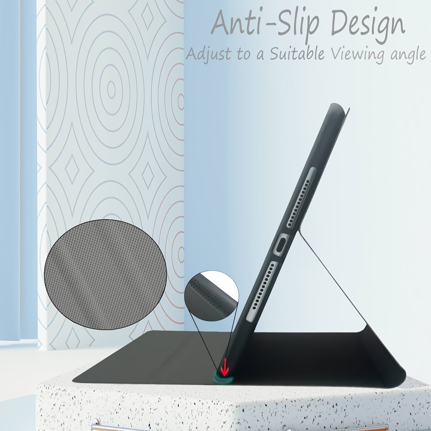 For IPad 9th/8th/7th Generation Case, Feams Faux Leather Case For IPad 10.2 2021 2020 2019 Flip Stand Cover With Auto Wake/Sleep For Ipad Pro 10.5 (2017)/ipad Air 3 Case, Purple Golden Marble