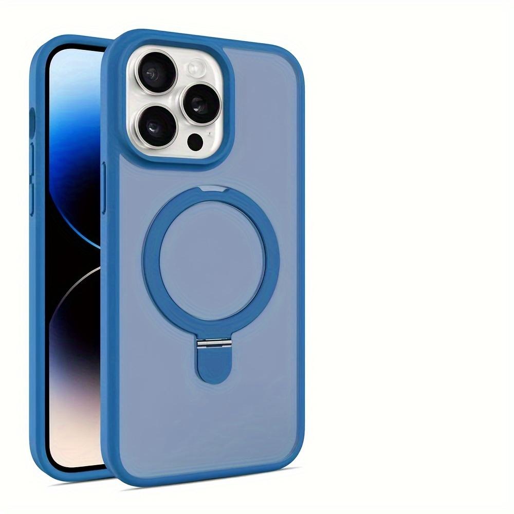 Shockproof Metal Bracket Cover For IPhone Series Wireless Charging Box Magnetic Ring Bracket 15 14 12 11 13 15 Pro Max 14 15 Plus