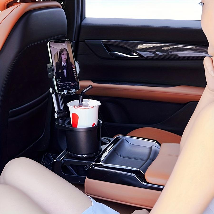 Mult-Car Cup Holder, Vehicle-Mounted Water Cup Drink Holder Universal Car Cup Mount Extender Organizer With 360°Rotating Adjustable Auto Feature Phones