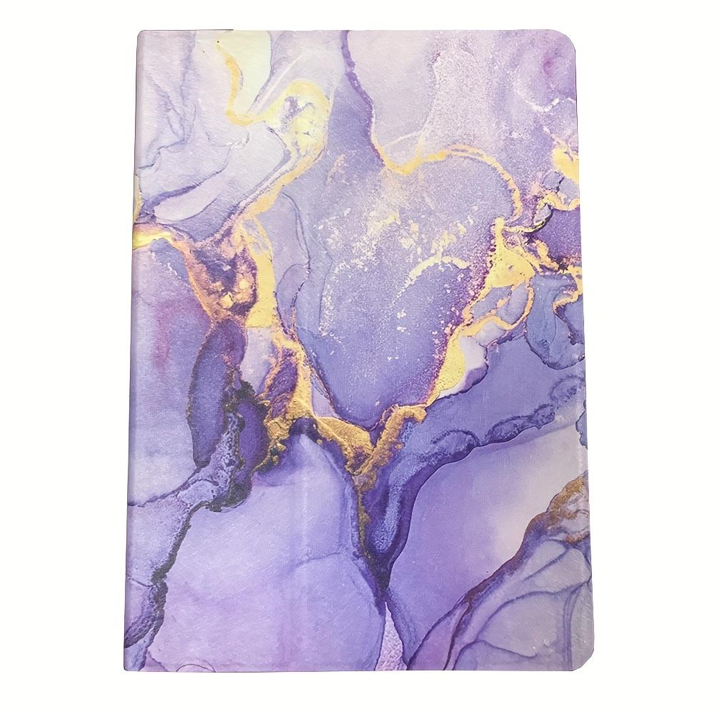 For IPad 9th/8th/7th Generation Case, Feams Faux Leather Case For IPad 10.2 2021 2020 2019 Flip Stand Cover With Auto Wake/Sleep For Ipad Pro 10.5 (2017)/ipad Air 3 Case, Purple Golden Marble