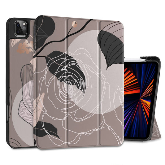 Custom printed Leather case For ipad air 13 2024 For ipad air pro tablet case with Pencil Holder