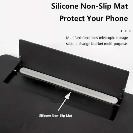 14-Inch HD Mobile Phone Screen Magnifier with Pull-Out Bracket - Perfect for Online Courses and Video Streaming