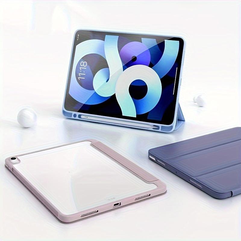 cases Protective Tablet Case Magnetic Kickstand With Pencil Holder For 10.9-inch, For IPad Air 4/Air 5 Generation, Auto Sleep And Wake All-Inclusive Protective Case For IPad Mini6, 10.2" 7th/8th/9th With Smart Cover Case, Solid HD Acrylic Protection