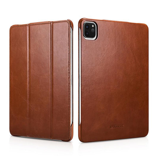 Handmade Shockproof Vintage Genuine Leather Folio Case for iPad Pro 11 inch