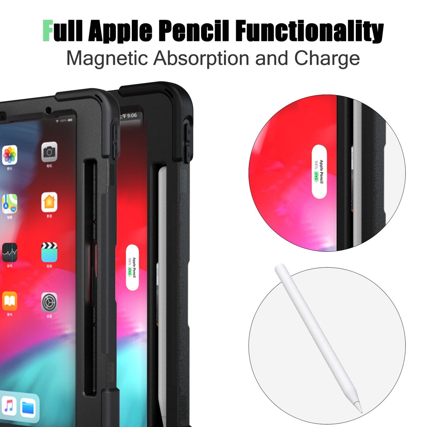 360 Degree Rotation Protective Case For IPad Pro 13 inch 2024 Released Tablet Case Shoulder Strap Exclusive