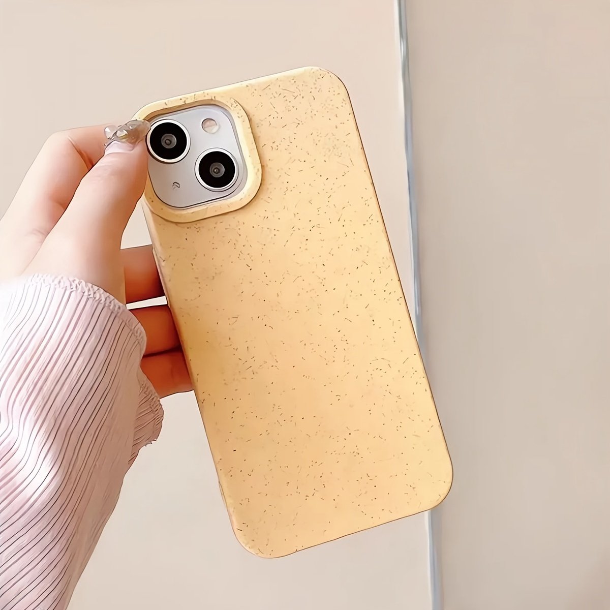 1pc Simple Design Eco-friendly, All-inclusive Anti-fall Smooth Soft Phone Case For Iphone X/11/12/13/14/pro