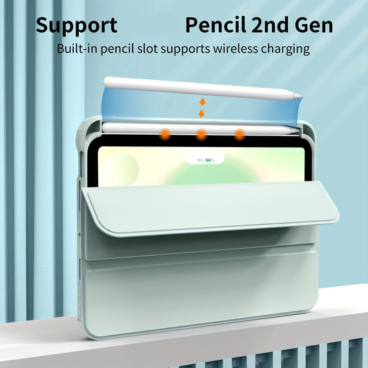 Case Transparent Acrylic Protective Pad Case With Pencil Slot Anti-bending Smart Case For IPad 7th 8th 9th Generations 2021/2019/2020 Ipad Air 4 IPad Air 5 IPad 2022 M2 Pro 11 IPad 10 Generations 2022 IPad Mini 6 Case Auto Sleep/Wake