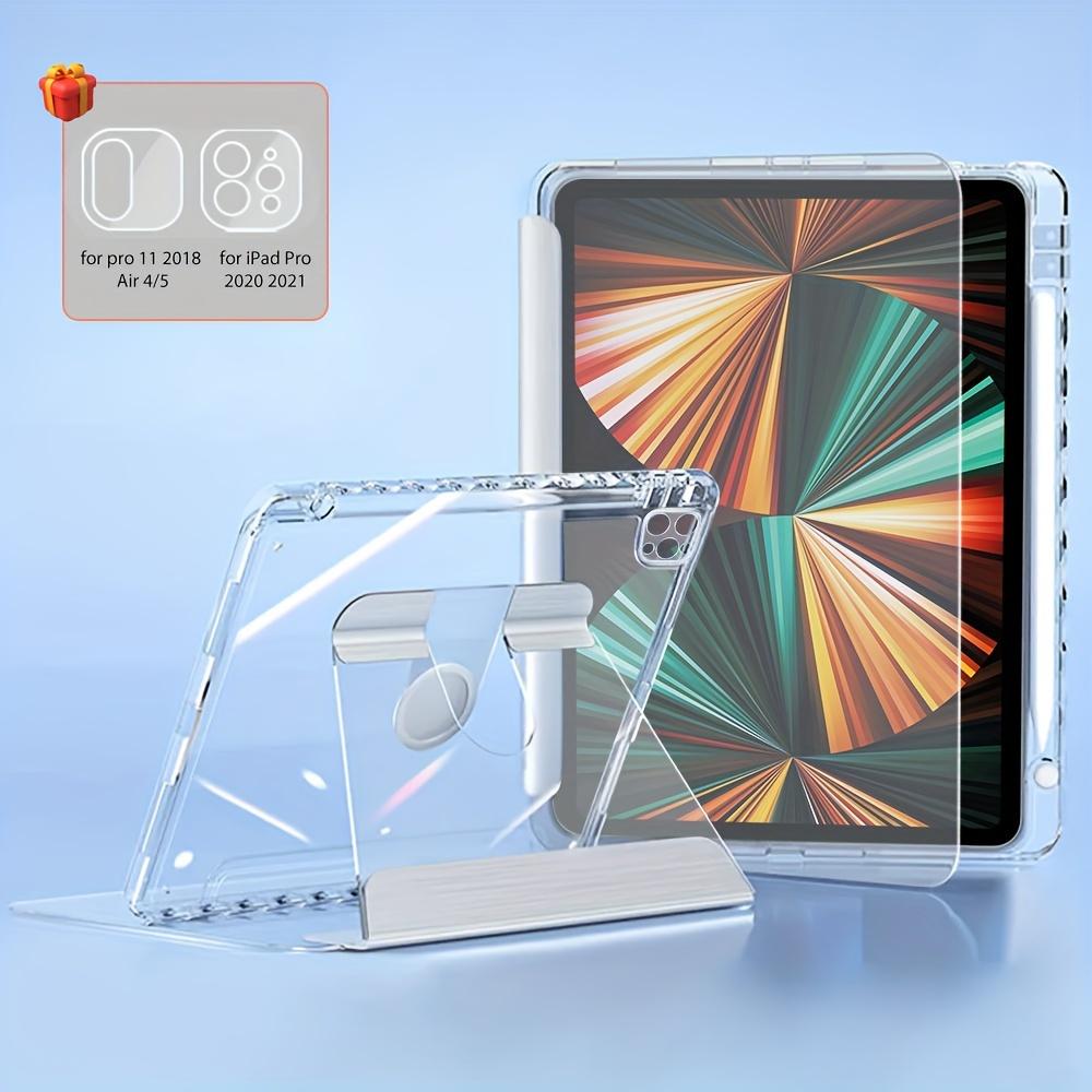 360° Rotation Transparent Tablet Case for iPad Mini 6/Air/Air2/5th/6th 9.7/7th/8th/9th 10.2/Air3/Pro 10.5/10th 10.9/Air4/Air5 10.9/Pro 11 - Protects and Rotates for Easy Viewing