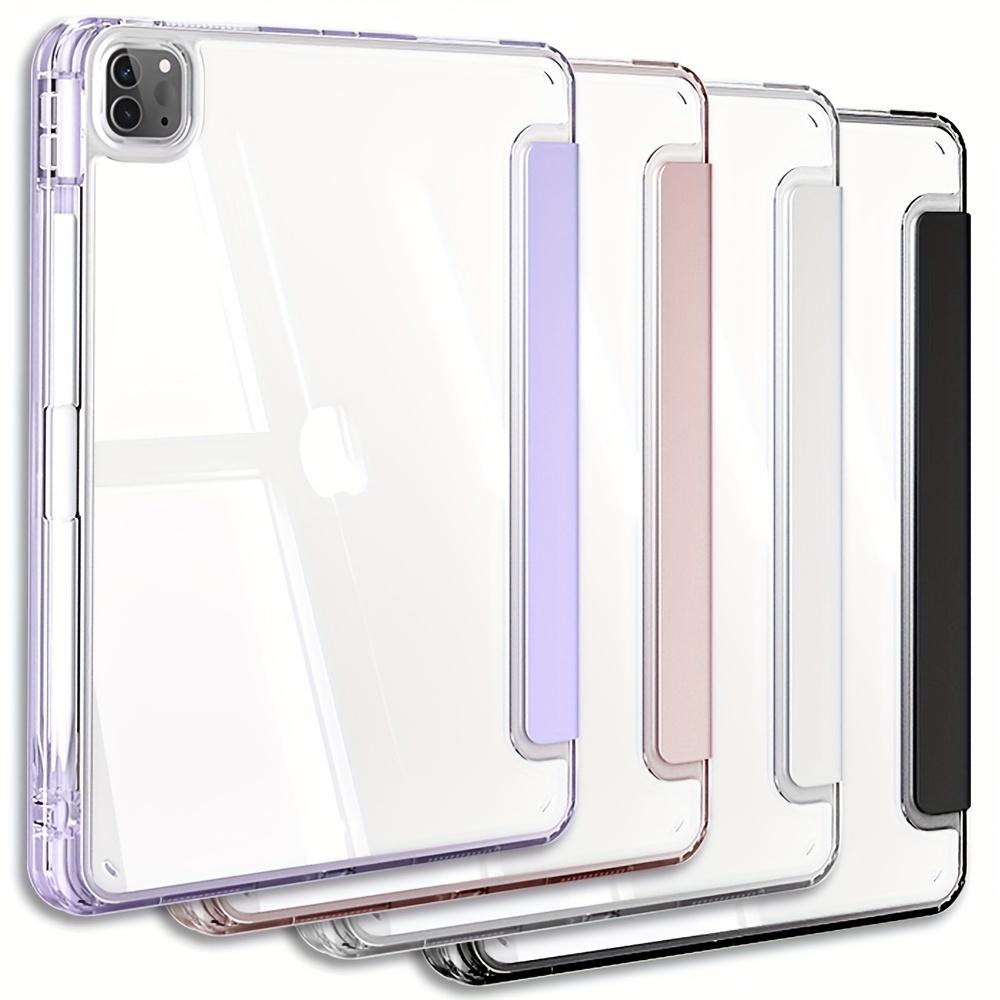 Transparent Acrylic With Pen Slot Protective Case For IPad Pro 11, Pro 12.9, Air 5th Generation, Air 4, 10.9, 10th Generation IPad, 9th Generation, 10.2-inch, 8th Generation, 7th Generation,Air 2, Air 3, Pro 10.5-inch, Mini