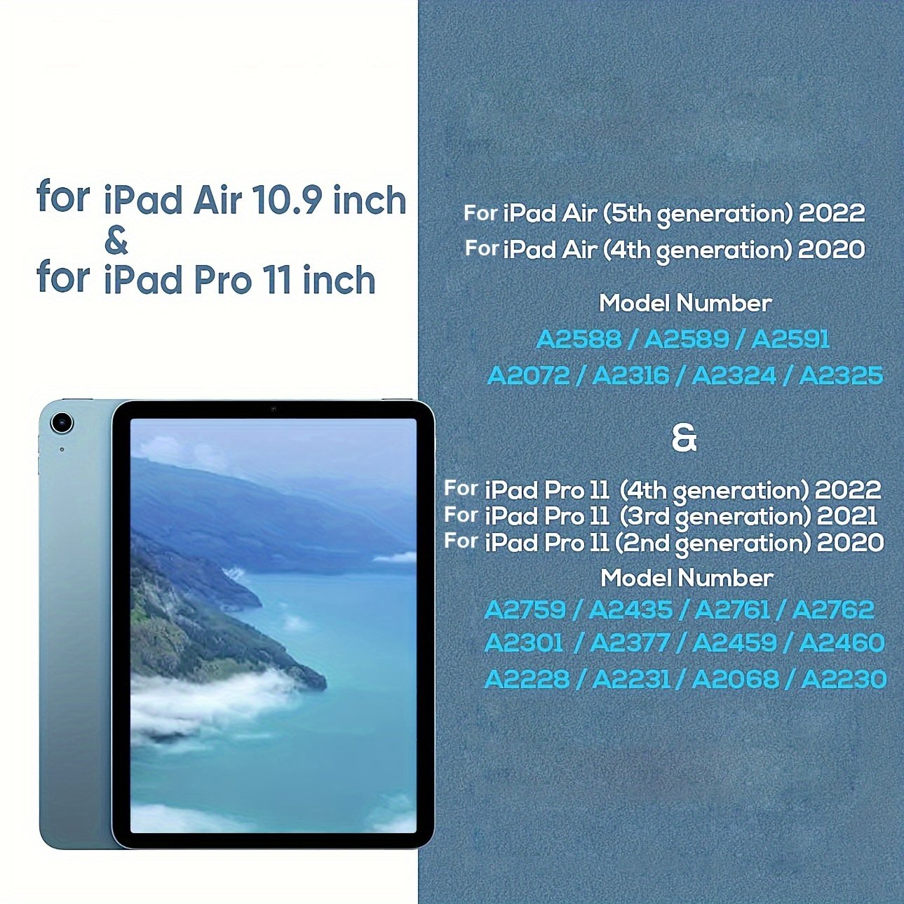 Case For IPad Air 5th 4th Generation For IPad Pro 11" 4th 3rd 2nd 1st Gen 2022 2021 2020 2018 Heavy Duty Rubber Rugged Proctect Cover With Swivel Handle Strap 360 Kickstand Pen Holder Silicone