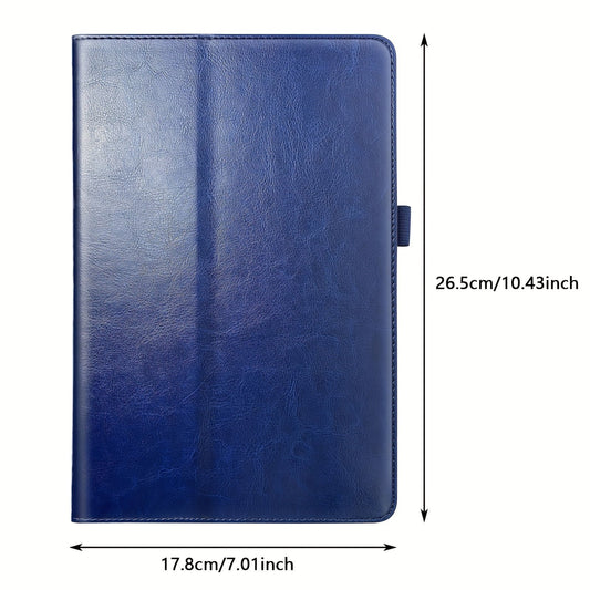 Case For Samsung Galaxy Tab A9+/A9 Plus 11 Inch 2023 Model (SM-X210/X216/X218), Premium Pu Leather Folio Cover With S Pen Holder & Hand Strap With Auto Wake/Sleep, (Note: Only Fits This Model Of Case, Tablet And Pen Not Included)